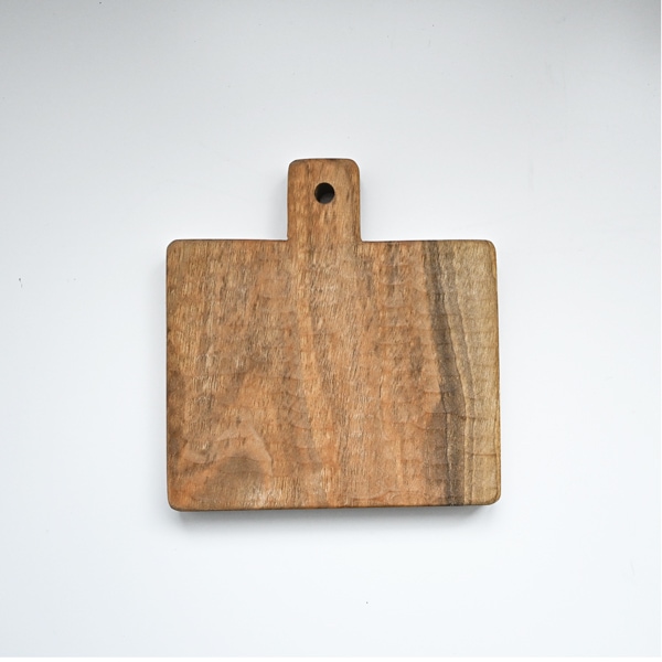 小沢賢一　カッティングボードミニ四角彫あり　Model：KBM29A　10.5×13（ｃｍ）