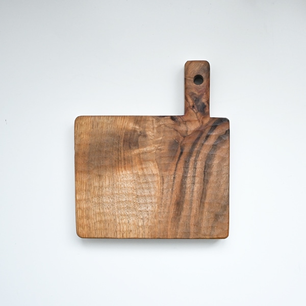 小沢賢一　カッティングボードミニ四角彫あり　Model：KBM29B　9.5×12.5（ｃｍ）