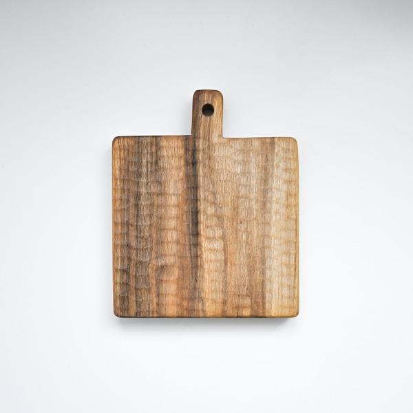 小沢賢一　カッティングボードミニ四角彫あり　Model：KBM29D　11.5×12（ｃｍ）