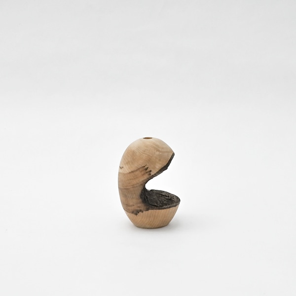坂田琢磨　花器（あずきなし）　H9.5ｃｍ