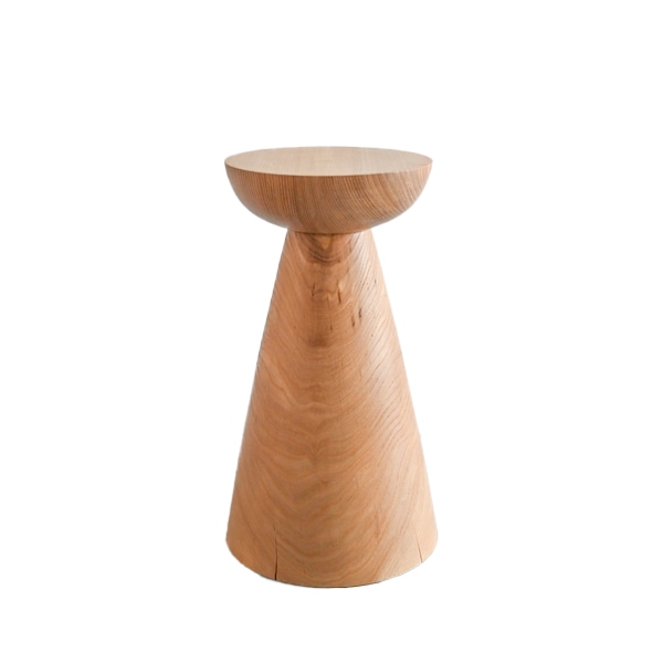 坂田琢磨　台（楡・ニレ）　上部18cm H37cm