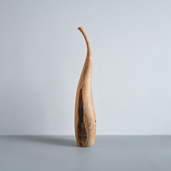 坂田琢磨　オブジェ（ナラ）　H56cm