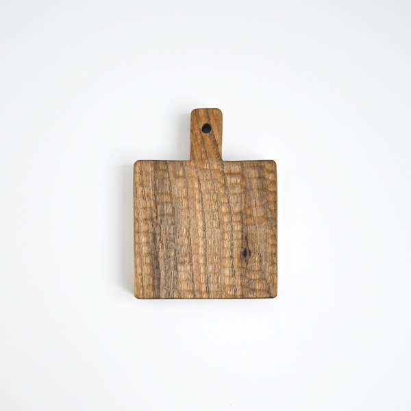 小沢賢一　カッティングボードミニ四角彫あり　Model：KBM211E　10.5×11（ｃｍ）