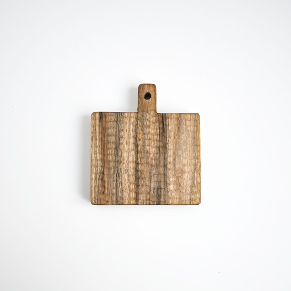 小沢賢一　カッティングボードミニ四角彫あり　Model：KBM211T　9.5×11.5（ｃｍ）