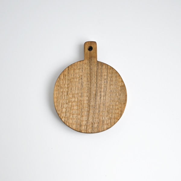 小沢賢一　カッティングボードミニ丸・彫　Φ11.5cｍ　KBM-212C