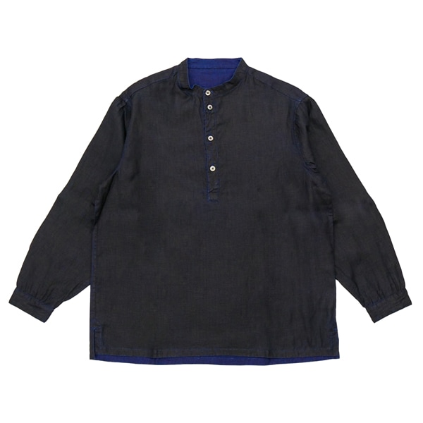 MITTAN ｜やわらか大麻プルオーバー(SH-151 ) ｜ 墨×インディゴ 