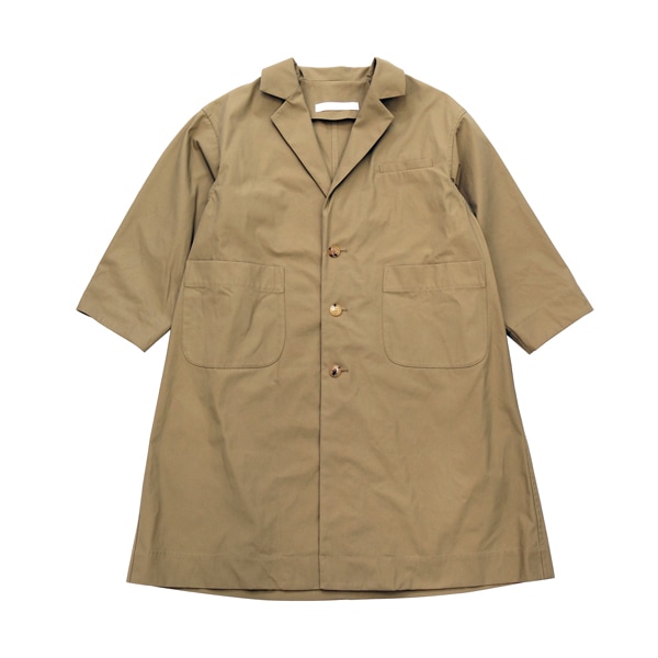 the last flower of the afternoon　⼀握の言葉　Oversized coat  Beige　送料無料