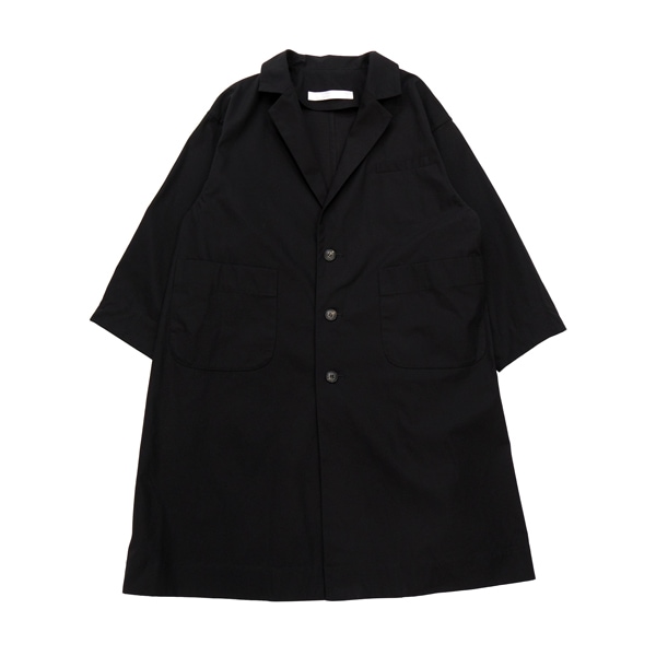 the last flower of the afternoon　⼀握の言葉　Oversized coat  Black　送料無料