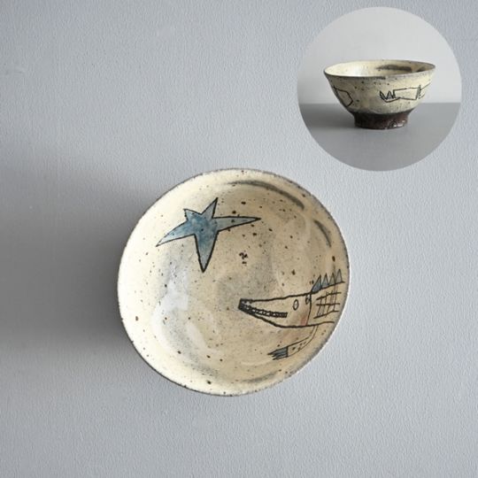 清水しおり｜飯碗　小　Model・F