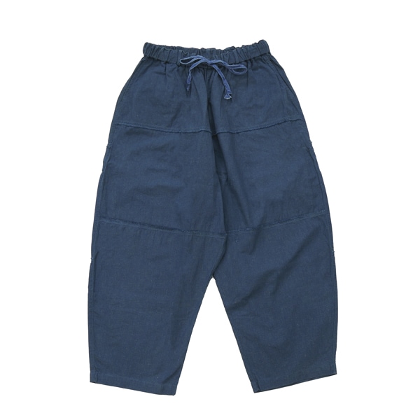 MITTAN ｜竹パンツ(PT-147C) ｜ 藍×胡桃（草木染）