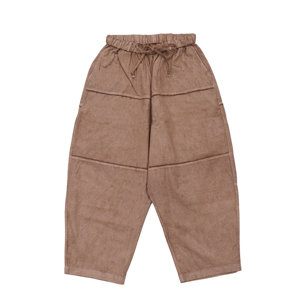 MITTAN ｜竹パンツ(PT-147B) ｜ ベンガラ灰茶（ベンガラ染）