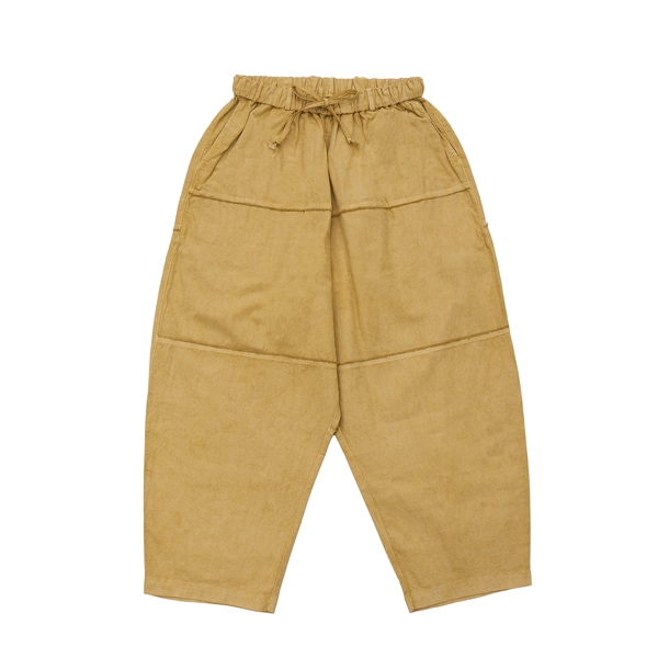 MITTAN ｜竹パンツ(PT-147B) ｜ ベンガラ黄（ベンガラ染）