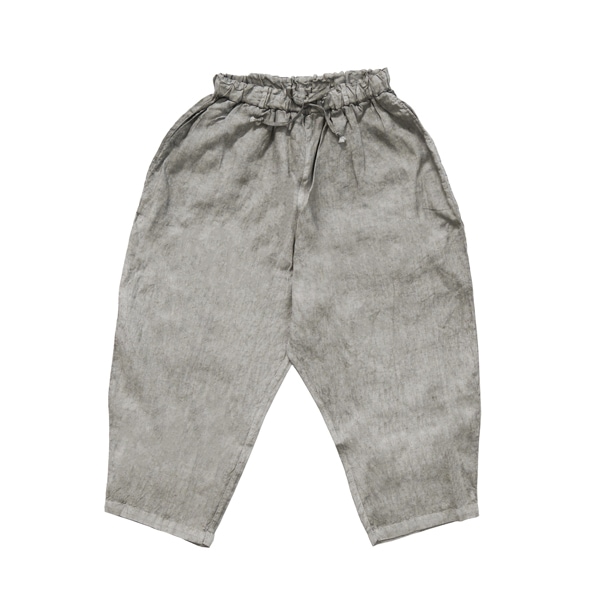 MITTAN ｜大麻パンツ(PT-140B) ｜ 松煙（ベンガラ染）