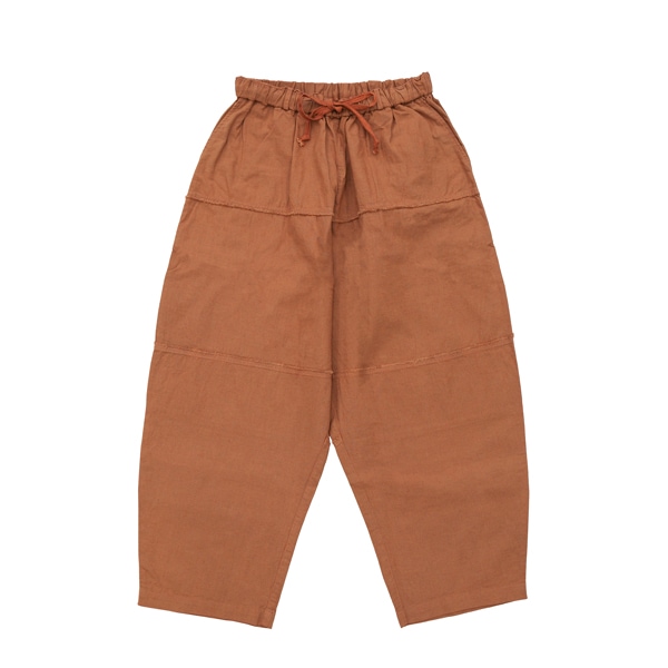 MITTAN ｜竹パンツ(PT-147DC) ｜ 柿渋×ベンガラ（草木濃染）