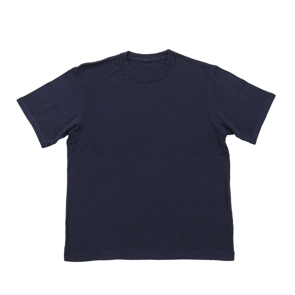 MITTAN ｜強撚絹紬糸Tシャツ(T-41 ) ｜ 濃紺