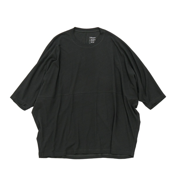 1dozen(イチダース）｜ペーパーコットン スピンドルTシャツ（770134）｜ Charcoal　　