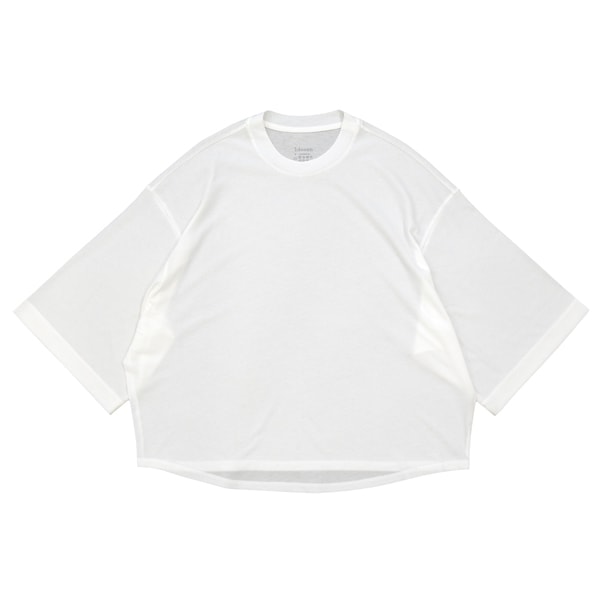 1dozen(イチダース）｜ペーパーコットン ビックスリーブTシャツ（770179）｜White　