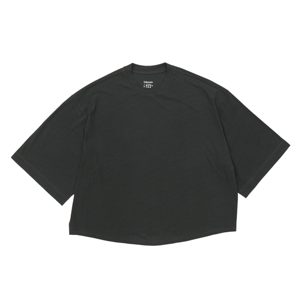 1dozen(イチダース）｜ペーパーコットン ビックスリーブTシャツ（770179）｜ Charcoal　