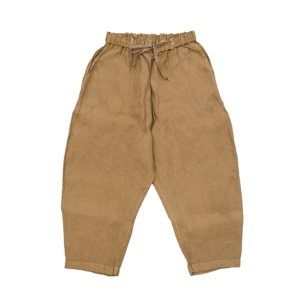 MITTAN ｜ 和紙大麻パンツ (PT-131C) ｜ 胡桃