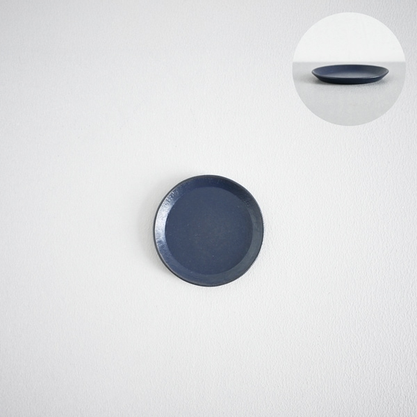 ふじい製作所｜漆と和紙 豆皿 青