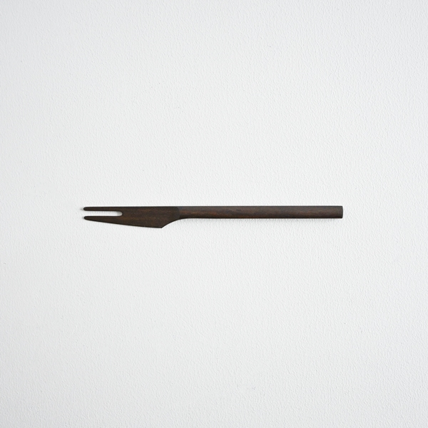ふじい製作所｜菓子切（先割れ）　黒檀　全長15㎝