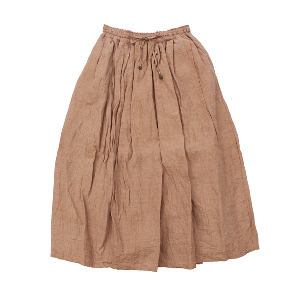 GUPTIHA ｜ TEOARI 60×60 Linen ｜Skirt　Pink Beige　