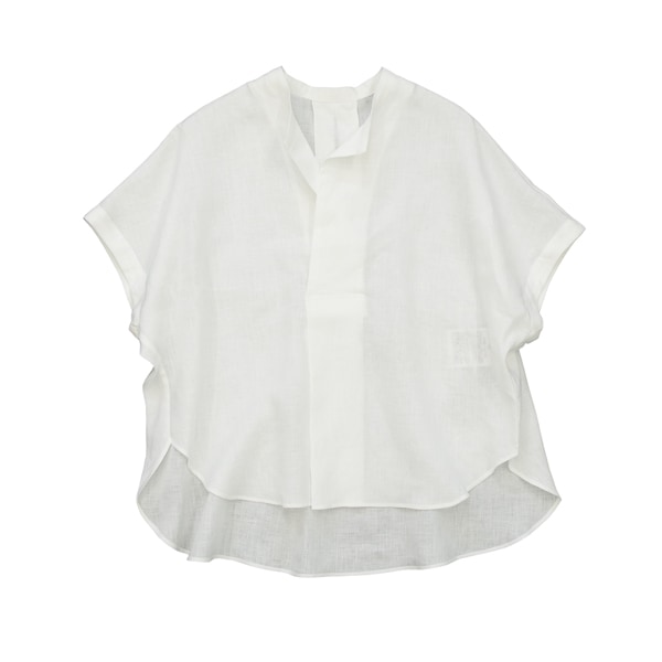 コピー1dozen(イチダース）｜リネンオーバーブラウス（760157）｜  Off White