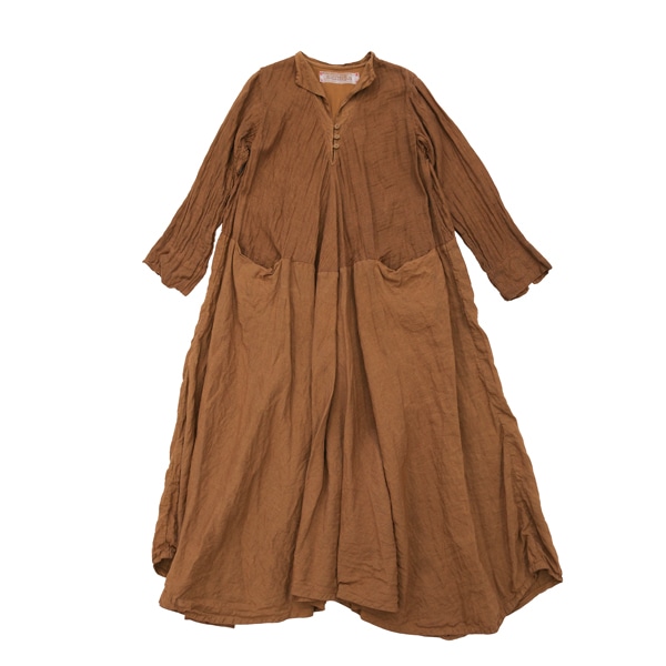 HALLELUJAH ｜ 小間使いローブ ｜ Persimmon dye（柿渋染）　　　