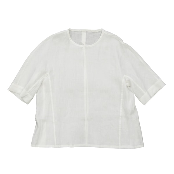 1dozen(イチダース）｜ハーフスリーブブラウス（760195）｜  OffWhite