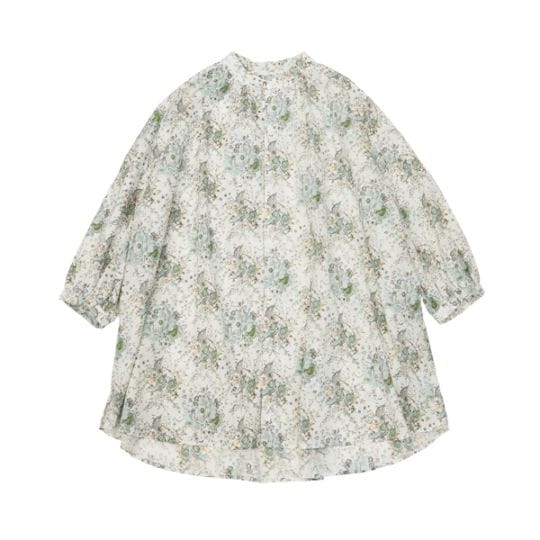 the last flower of the afternoon｜Flared blouse(LIBERTY FABRICS) Keighley