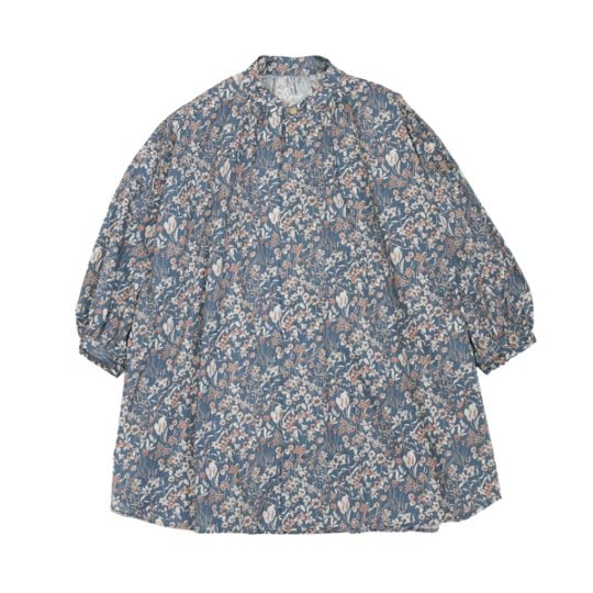 the last flower of the afternoon｜Flared blouse(LIBERTY FABRICS) WANDERVOGEL