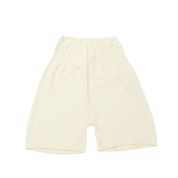 1dozen｜コットンリンター  ハイウエストリブ ペチショートパンツ（780211)（各色）