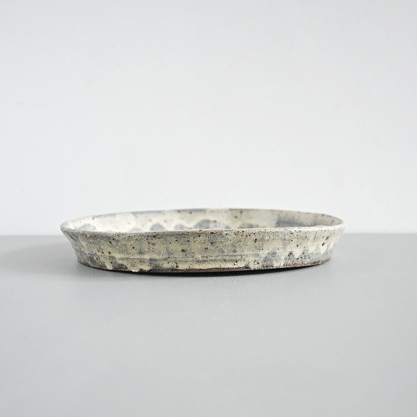 清水しおり｜8寸ドラ皿　Model・E　約 φ24.0cm