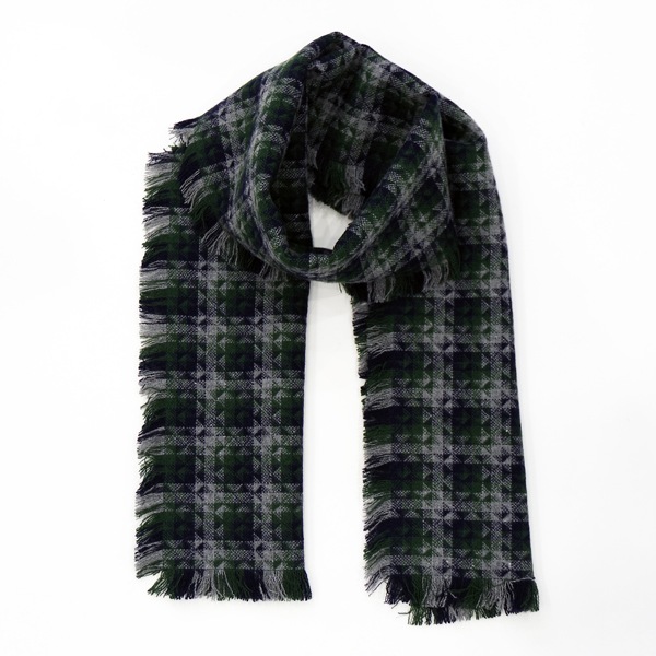 kijinokanosei ストール　“石畳- ishidatami- ”  GREEN　送料無料