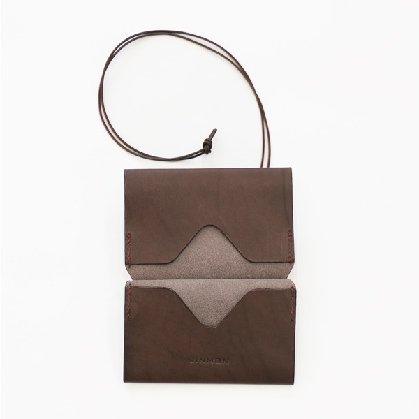 JINMON｜LOOP brass / CARDCASE｜ BROWN