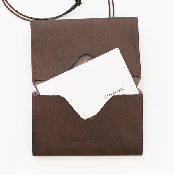 JINMON｜LOOP brass / CARDCASE｜ BROWN