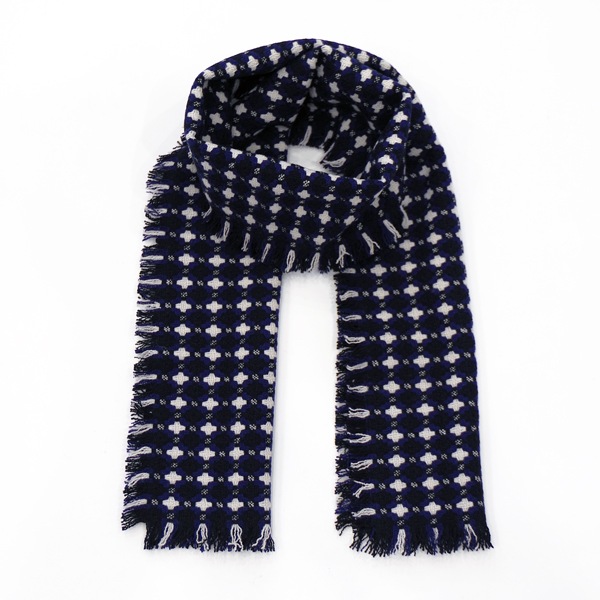 kijinokanosei ストール　“昼夜- chuya- ” NAVY　送料無料