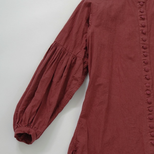 HALLELUJAH　ハレルヤ　修道女シャツ　Bordeaux　　送料無料