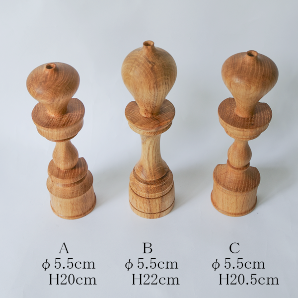 坂田琢磨　花器　メタル仕上（真鍮）　各種　