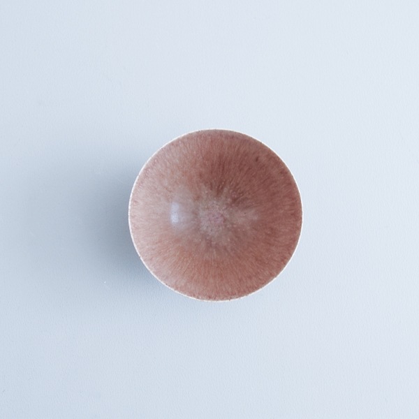 黒木泰等　あずき釉飯茶碗（小）　Φ11.5cm　H5cm