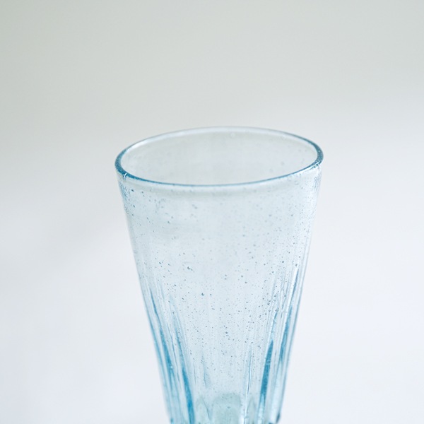 翁再生硝子工房　シェリーグラス　ラムネ