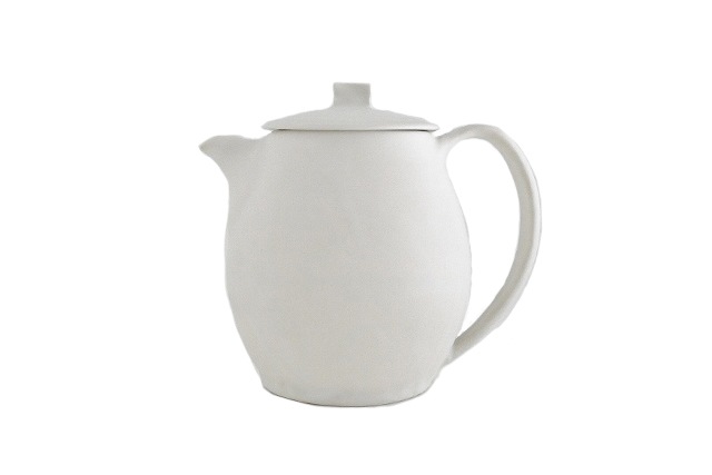 馬場勝文 白磁マットポット size 2