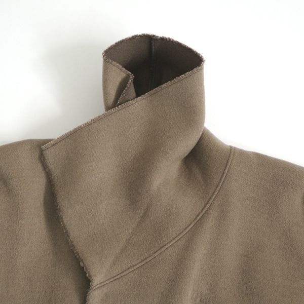 美品★MITTAN★リバーシブル　CT-33 ウールリバーコート 厚 薄茶 MITTAN - 【ラスト1点】ウールリバーコート 厚(薄茶×茶) | Salty