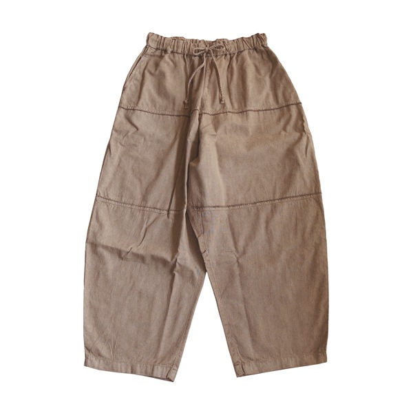 MITTAN　PT-115B　竹パンツ　ベンガラ灰茶（ベンガラ染）