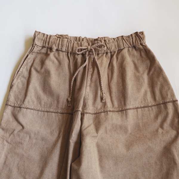 MITTAN　PT-115B　竹パンツ　ベンガラ灰茶（ベンガラ染）