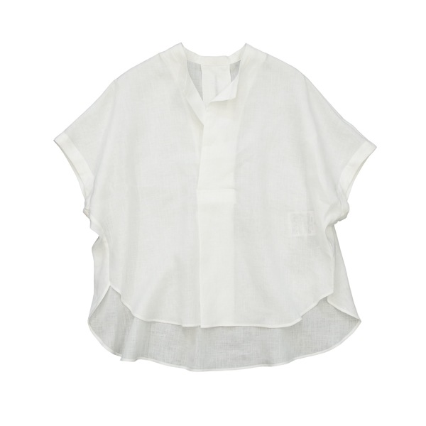 コピー1dozen(イチダース）｜リネンオーバーブラウス（760157）｜  Off White