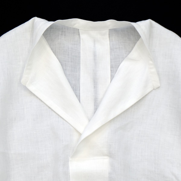 コピー1dozen(イチダース）｜リネンオーバーブラウス（760157）｜  Off White