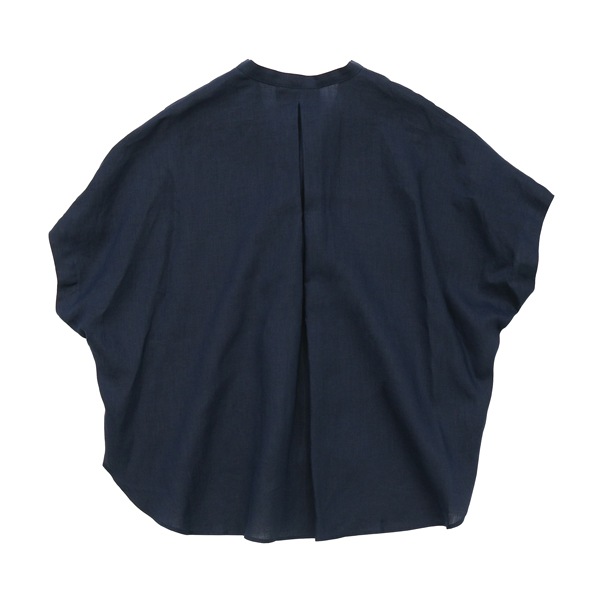1dozen(イチダース）｜リネンオーバーブラウス（760157）｜  Navy
