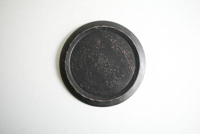 大澤哲哉 Flat plate S 黒 Φ19cm
