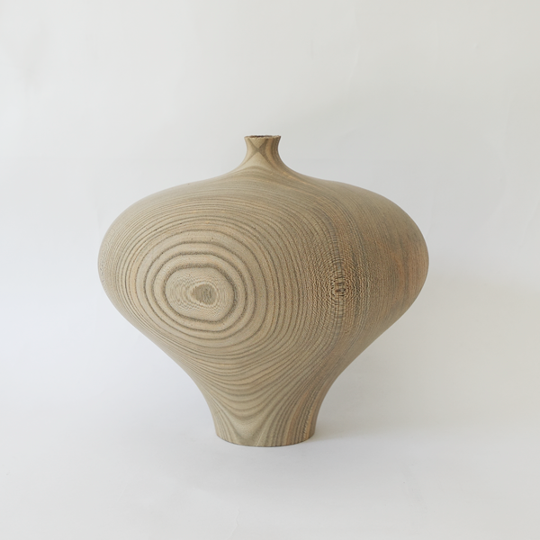 坂田琢磨　花器　神代ニレ（うもれぎ）